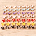 30pcs set of colorful cartoon butterfly alloy enamel charms for DIY jewelry making - 30 Pieces / Mixed Colors Butterfly (YD1841hunse)