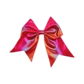 Bunte Laser-Leder-Haarschleife mit Farbverlauf für Mädchen-Party-Haarschmuck Zubehör - Rosarot Bis Orange Farbverlauf Stil (MC6866)