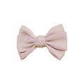 Pinza para el pelo con lazo doble capa rosa claro hecho a mano para niñas - Beige