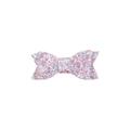 Pinza de pelo con lazo de lentejuelas rosas y moradas y cuero texturizado - Multicolor Purpurina Gruesa
