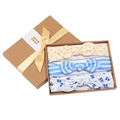 Pink gift box set with three assorted bow headbands for infant girls and baby showers - Auspicious Dog (MS1951)