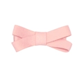 Pink linen bow hair clip for babies and children with delicate ribbed fabric texture - - / Lotus Root Pink (MC1200)