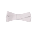 Minimalist light grey satin bow hair clip for infants with a smooth glossy silk finish - - / Silver Gray (MC1201)