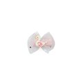 Fermaglio per capelli con fiocco in tulle bianco, stelle argentate e cigno per bambine - Cigno in Rete