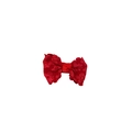Handmade red lace bow hair clip for girls with elegant hollow-out floral patterns - Red Bow Style (MC3072)