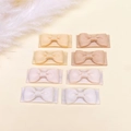 8-piece set of candy-colored grosgrain ribbon bow hair clips for baby girls in soft tones - MS5182