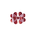 Detalle de lazo brillante con purpurina en forma de corazón para niñas, regalo de San Valentín - Estilo de Corazón Calado B (MC6565)