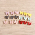 Set di ciondoli a farfalla in acrilico colorato con bordi in metallo dorato per gioielli - Colori Misti (YD003hunse)