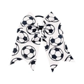 Fiocco per capelli con motivo calcio ed elastico ad alta tenuta per tifosi e bimbi - Motivo Calcio (MT6748) / Bianco (MT6748)