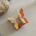 Colorful butterfly hair claw clip with pink and marble acetate wings for women - 7*8.5*3.5 / Pink Butterfly