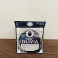 Pack of 5 durable black hair elastics in premium MSMP Olivia collection retail packaging - Black