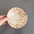Handmade coconut bowl with sea turtle pattern and mother of pearl shell inlay - Sea Turtle Style