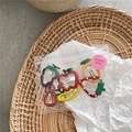 Close-up of colorful fruit shaped hair clips in a transparent thank you gift bag - Mixed Fruit Style (B3.2)