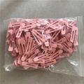Confezione di fermagli per capelli in metallo rosa opaco per bambine in busta - Molletta a Becco d'Anatra in Metallo Rettangolare (K)