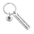 Porte-clés Jiu Jitsu en acier inoxydable avec breloque kimono et citation inspirante - Argent (Jiu jitsu)