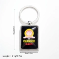 Detailed view of basketball keychain with dimensions 7x3cm and weight 21g specifications - Style 1 Keychain
