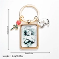 Portachiavi con angelo nordico con dimensioni di 7x6 cm e un peso totale di 24g - Portachiavi (款式1钥匙扣) / Stile 1