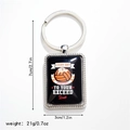 Detail of basketball metal keychain with inspirational quote and 7x3cm dimensions - Style 5 Keychain