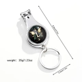 3-in-1 multifunctional keychain with nail clipper and bottle opener, letter L design - Letter L