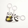 Set di tre portachiavi puzzle panda con graziosi ciondoli a forma di panda cartone - Panda (5130215200041)
