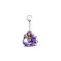 Porte-clés sirène dauphin en acrylique 2D violet pour femmes et accessoires de voiture - Style de Fille Sirène en Style 3D (75532)