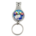 Zinklegering bingo sleutelhanger met ronde flesopener en kleurrijk ballenontwerp - Bingo Spelkaart Patroon (Stijl 3)