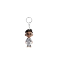 Llavero de acrílico médico 2D con bata blanca y estetoscopio, regalo de navidad - Doctor con corbata y pantalones (4)