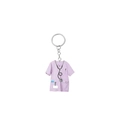 Portachiavi da infermiera creativo in acrilico 2D con stetoscopio per regalo medico - Divisa Medica Viola