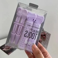 Lila Haarwurzel-Clip und Lockenwickler-Set für Volumen-Pony in Klarsichtbox - Lockenwickler Und Klammern Kombi-Set / Lila