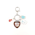 Nursing is a work of heart metal keychain with syringe and medical charms pendant - Style 23
