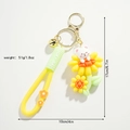 Simpatico portachiavi gattino girasole con cinturino Lucky Day per decorazione borsa - Gatto di Girasoli