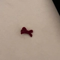 Eleganter weinroter Samt-Haarclip mit klassischem Schleifendesign im Vintage-Stil - Klein Weinrot (D-4953-3)