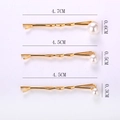Goldene Haarklammern Set mit weißen Perlen in verschiedenen Größen und Maßen - Multi-Stil-Kombi