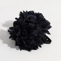 Eleganter großer schwarzer Blumen-Haarklammer-Clip mit mehrlagigen Blütenblättern für Damen - Mehrschichtige Blume / Schwarz