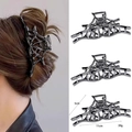 Pince à cheveux gothique en forme de toile d'araignée, finition noir fusil pour coiffure - Ensemble 21