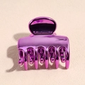 Pince à cheveux nuage en métal violet chic avec une finition électrolytique - Droit Violet