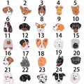 Porte-clés chien en émail avec 25 races comme le Corgi et le Husky pour amoureux des chiens - 10cm / Style 1
