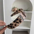 Pink leopard acetate wide headband with tortoise pattern for women chic hair styling - Light Leopard Headband (Width 3cm)