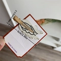 Elegante Haarklammern in Flügelform aus weißem Acetat mit kleinen Strasssteinen - Weiße Haarspange