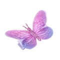 Elegante chiffon vlinder haarclip met roze gradiënt tule voor meisjes haaraccessoires - Paars (1#)