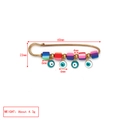 Detailed view of evil eye safety pin brooch with measurements of 60mm and weight of 4.3g - Multicolor Pendant Style(BE1734MI00)