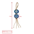 Dimensioni dettagliate del ciondolo Malocchio con lunghezza 170mm e peso di 16,8g - Stile Dipinto Mandala (BE1827MI01)