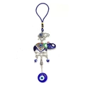 Ciondolo elefante occhio turco blu per decorazione casa auto e accessori moda - Stile Elefante Blu (BE1932BU00)