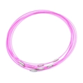 Filo armonico rosa regolabile con chiusura a vite in argento per la creazione di gioielli - UF1769MI01
