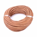 Brown 2mm leather cord roll for DIY jewelry making and handmade crafts on white background - 1.5mm / Natural