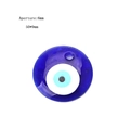 Blue glass evil eye pendant with 50mm diameter and 6mm hole for DIY necklace making - Blue 50mm