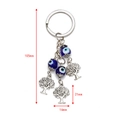 Portachiavi Albero della Vita argento con perle blu, lunghezza 105mm per auto e borse - Albero della Vita (BE29BU03)