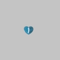 Blue glitter heart-shaped phone case hook accessory with white ring attachment - Small Heart Pendant / Sky Blue Glitter