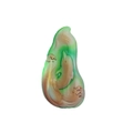 French style dolphin wave hair claw clip in green gradient resin for elegant updo styles - Dolphin Shape (Dolphin)