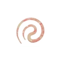 Pink marble texture spiral hair twist tool for French bun hairstyles in lightweight resin - Cherry Blossom Pink Floral